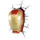 Foto do produto Abajur Super Herói  3D (mascara homem de ferro)