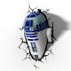 Foto do produto Abajur Star Wars - 3D (R2-D2)