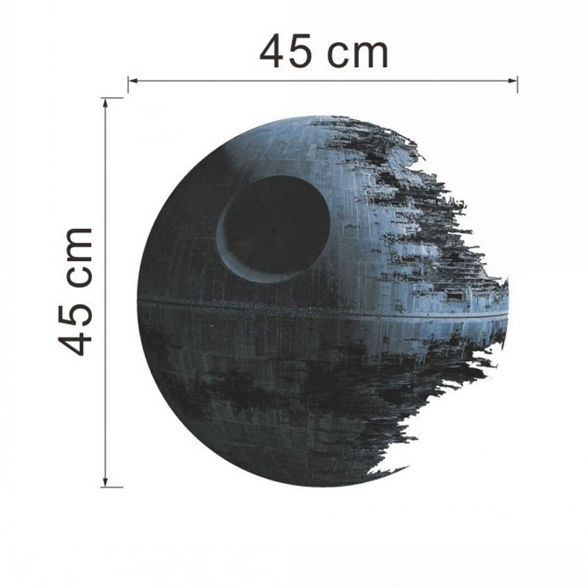 Adesivo Da Parete Star Wars "Foro Nel Muro" - Design Stormtrooper, Autoadesivo In Vinile, Per Tutte Le Stanze - Foto 4
